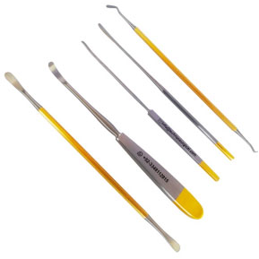 Dissectors - These are used to dissect brain tissue, especially during the removal of tumors. These enable neurosurgeons to perform a minimally invasive discectomy.